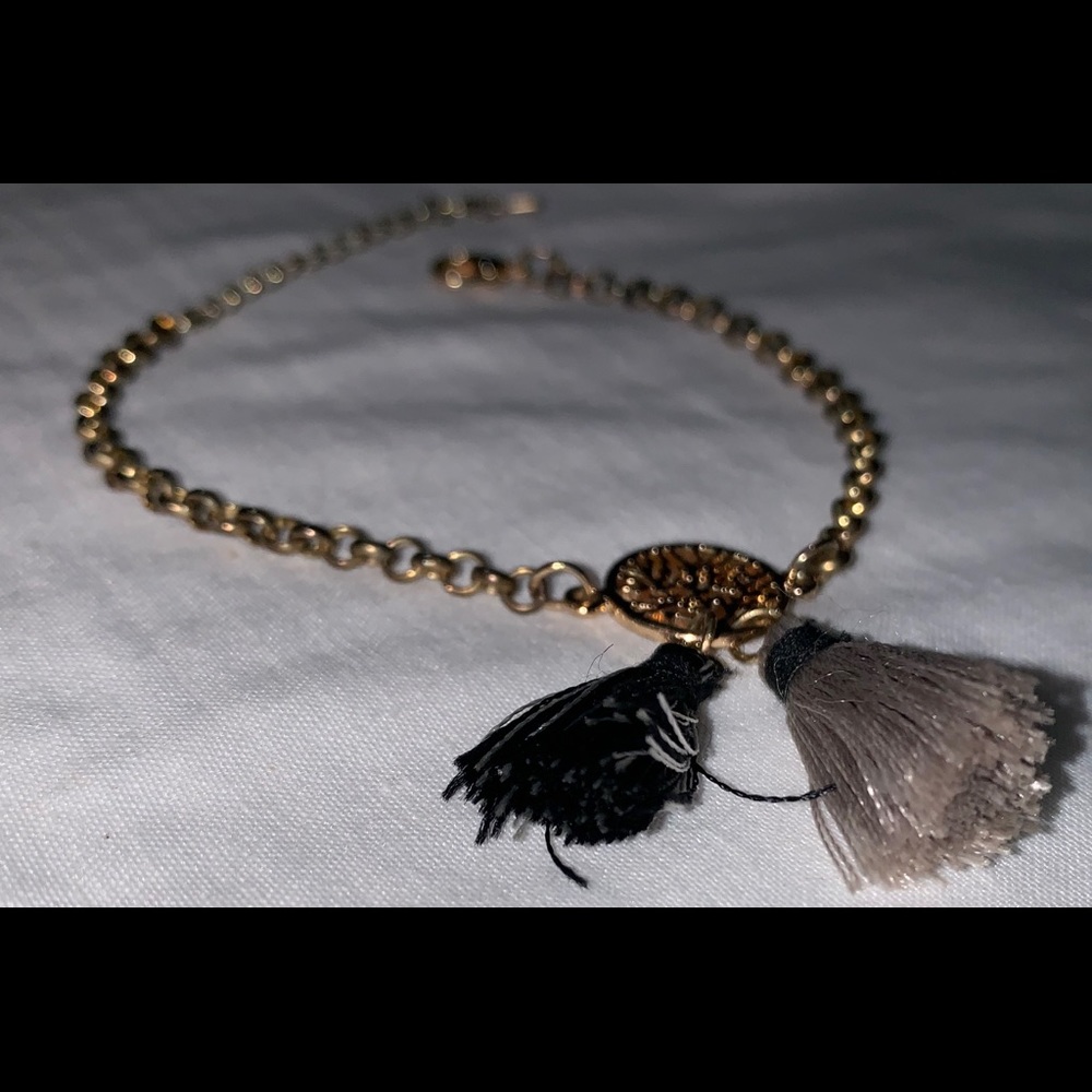Teee of life with tassels chain bracelet